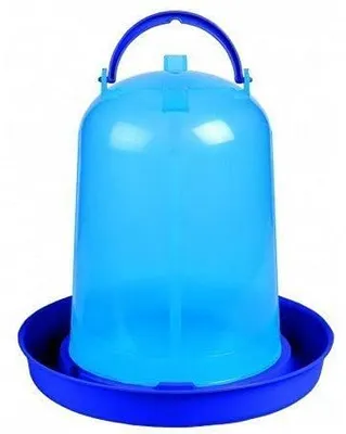 Produktbild von horizont CHICK'A Hühnertränke 8 Liter, Vogeltränke für den Hühnerstall, Wasserspender aus Kunststoff, Garten Zubehör für Huhn, Wachtel, Küken, Vogel, Futterspender
