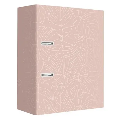 Produktbild von Interdruk Ordner A4 75mm 2 Ringe Metallic Rose Gold Monstera