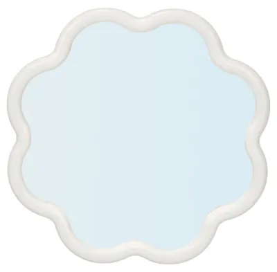 Produktbild von Giftdecor Spiegel Blume - weis - 40 x 40 cm - Blumenform - Wandspiegel