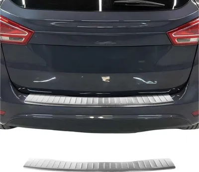 Image de Protection Seuil de Pare-chocs Arriére pour Ford B Max 2012-2018 Brossé Inox
