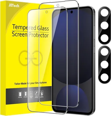 Produktbild von Schutzfolie Samsung Galaxy S24 FE Glas Displayschutz 9H 2 Stück