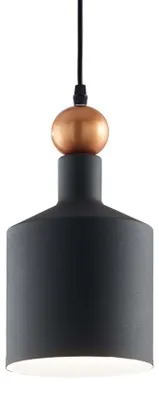 Image de Ideal Lux Lampe suspendue Triade-3 Gris, noir 221496