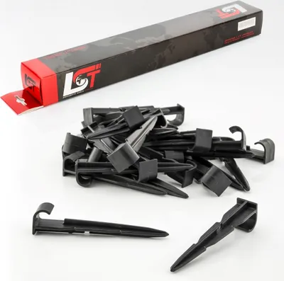 Produktbild von 50x Leitungshalter Erdspieß Haken Anker Bewässerungssystem Tropfbewässerung 16mm