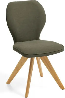 Produktbild von Niehoff Sitzmöbel Colorado Trend-Line Design-Stuhl Eichengestell - Webstoff - 180° drehbar