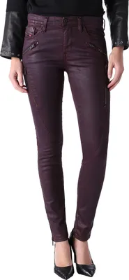 Produktbild von Diesel Skinzee-SP 0662E Damen Jeans Super Slim Skinny Burgundy