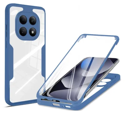 Produktbild von 360° Grad Hülle für Xiaomi Redmi Note 15 4G vollschutz Integriertem Displayschutz in Blau