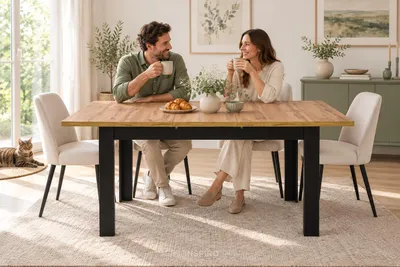 INSPIRO Esstisch im Esszimmer – Platz für gemeinsame Mahlzeiten