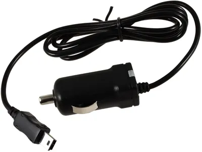 Produktbild von Powery KfZ-Ladekabel mit integr. TMC-Antenne 12-24V für Navigon 70 Plus Live mit Mini-USB