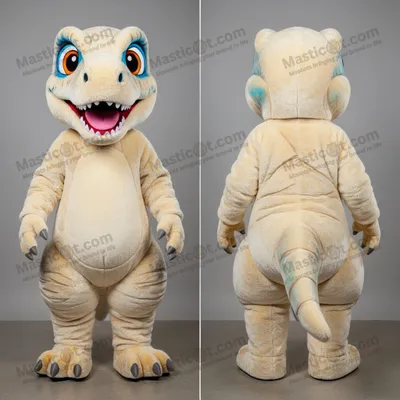 Immagine prodotto di Costume MASTICOT da dinosauro Utahraptor color crema