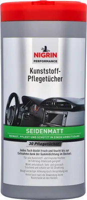 Productafbeelding van NIGRIN 687723 NIGRIN Kunststofonderhoudsdouwdoekjes, satijnachtig, verpakking
