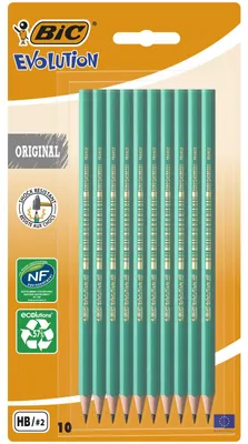 Obrázek produktu pro BIC Evolution Original 650 ołówek HB bez gumki Large Blister 10 sztuk