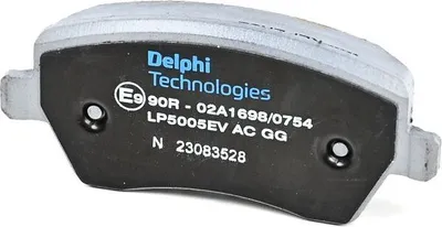 Produktbild von DELPHI Bremsbeläge Satz Vorne Bremsklötze für RENAULT Clio III Schrägheck (BR0/1, CR0/1) LP5005EV