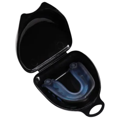 Produktbild von 1Pc Zähne Schutz Mundschutz Schutz Klammer Für Erwachsene Basketball Boxen-Blau Schwarz B