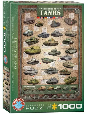 Obrázek produktu pro Puzzle 1000 History of Tanks 6000-0381