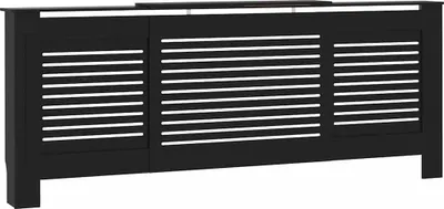 Obrázok produktu pre vidaXL MDF kryt radiátora čierny 205 cm