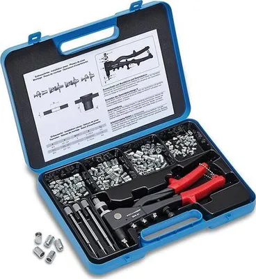 Immagine prodotto di BÖLLHOFF Rivkle plus assortimento di dadi per rivetti ciechi N 209 pezzi, M3
