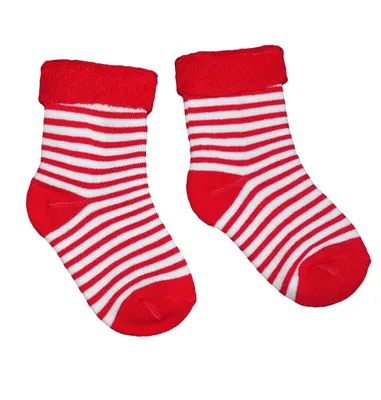 Produktbild von Baby Kuschelsocken aus Baumwolle Frottee Rot Größe 19-22