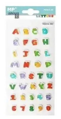 Immagine prodotto di Adesivi 3D lettere numeri dinosauri
