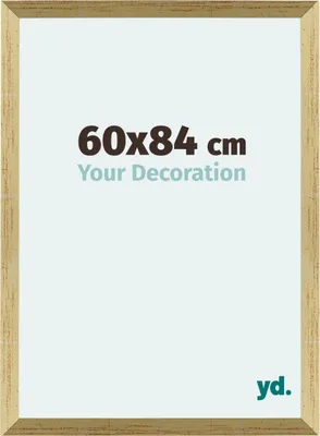Image de Cadre photo, 60x84 cm, or brillant, MDF, Mura