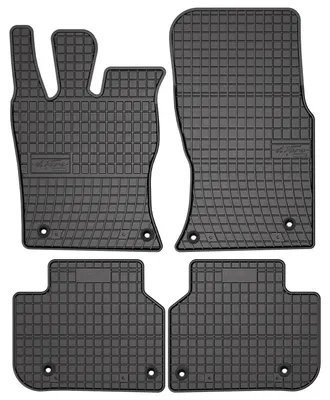 Productafbeelding van Rubberen automatten voor Jaguar XF II X260 vanaf 2016 (sedan/stationwagen) – 4-delig, zwart, op maat – Wielganizator SolidPRO