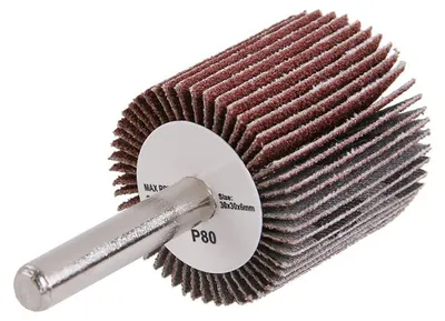 Obrázek produktu pro Kotouč lamelový brusný 30x30x6mm P80 stopka 21857
