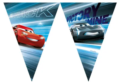 Immagine prodotto di Ghirlanda di bandierine di carta Cars