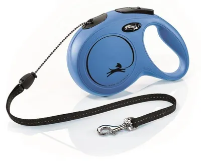 Obrázek produktu pro FLEXI New Classic M 8m silné automatické vodítko pro psy do 20 kg MODRÉ