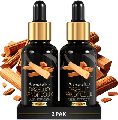 Image de Huile de bois de santal Premium 2 x 30 ml - Soins aromatiques à base d'huiles essentielles