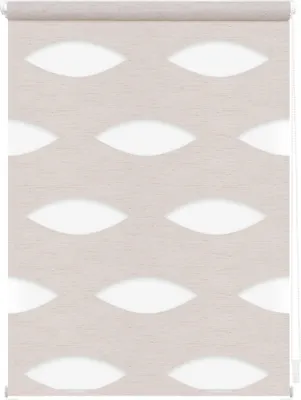 Produktbild von Lichtblick Duo Rollo Ellipse Klemmfix, ohne Bohren Natur, 150 cm, 90 cm x 150 cm (B x L)