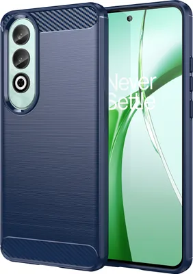 Produktbild von Hülle für OnePlus Nord CE4 Carbon-Faser Weich TPU Silikon Stoßfest Handyhülle Blau