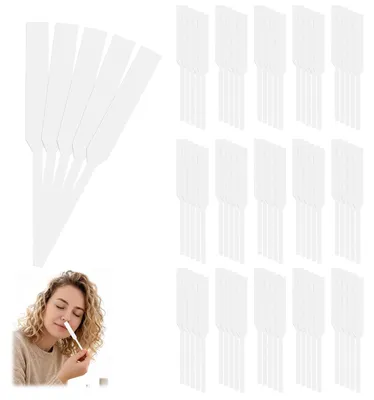 400 weiße Duftteststreifen, Papier, 13 cm, für Aromatherapie