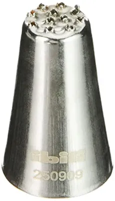Spritzmundstücke für Spritzbeutel, Grasform, 10 mm, Edelstahl