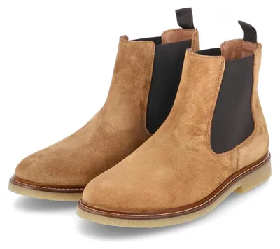 Immagine prodotto di Stivali Chelsea Kaerlek Herren, color marrone, in pelle Rauleder, taglia 46