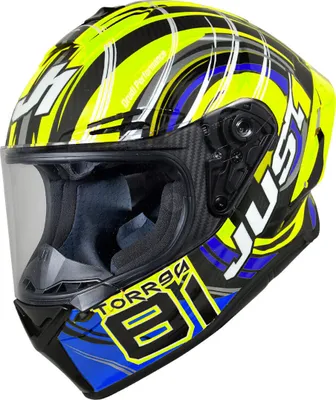 Immagine prodotto di Casco Just1 J-GPR Torres Replica Carbon, giallo/blu, S (55/56)
