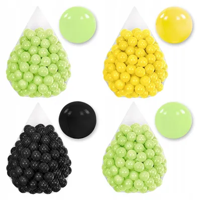 Produktbild von Bälle Für Bällebad 7 cm - 200 Stück - Bunte Babybälle Plastikbälle Baby Spielbälle | TUPPI