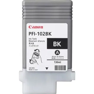 Produktbild von Canon PFI-102 BK Tinte schwarz
