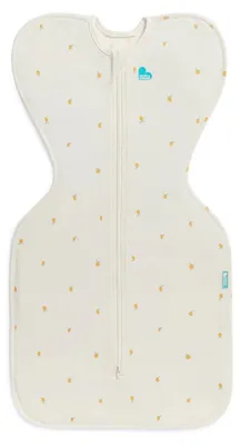 Produktbild von Love To Dream Swaddle UP Pucksack Gr. M Zitronen, Stufe 1, Bambusviskose (aus Bambuszellstoff), TOG 1.0, 3–6 Monate