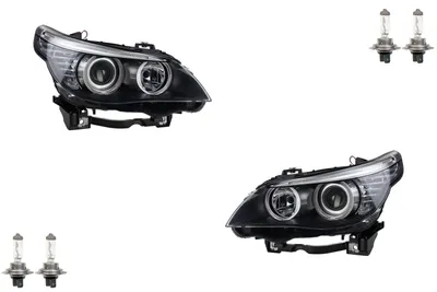 Obrázok produktu pre Johns, vhodné pre svetlomety BMW radu 5. Sada E60/E61 od 04/07- s H7/H7 li+re w. nastavenie m.