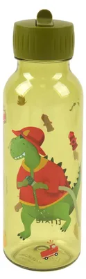 Produktbild von Trixie Trinkflasche Tritan 500ml Fireman Mr. Dino - kinderfreundlich & auslaufsicher