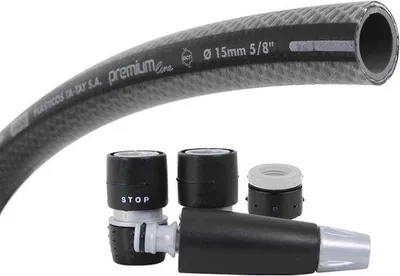 Productafbeelding van Standaard Tuinslanghaspel met Aansluitingen - 10 Meter 5/8 Inch