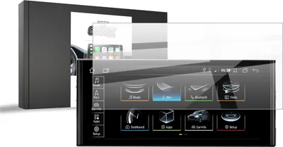 Produktbild von Keramische Autodisplayfolie für Audi Q5 FY Android Radio 12,3" (2016-2024), Grizz Protector