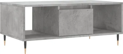 Produktbild von vidaXL Couchtisch Betongrau 90x50x36,5 cm Holzwerkstoff