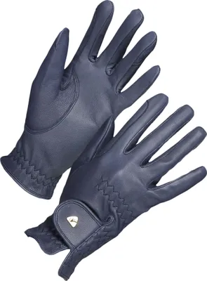 Produktbild von Aubrion - Kinder Reithandschuhe, Leder ER1212 (S) (Marineblau)