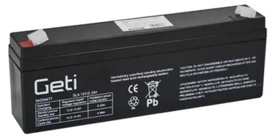 Imagen del producto de Batería de plomo-ácido de 12V y 2.3Ah, marca GETI