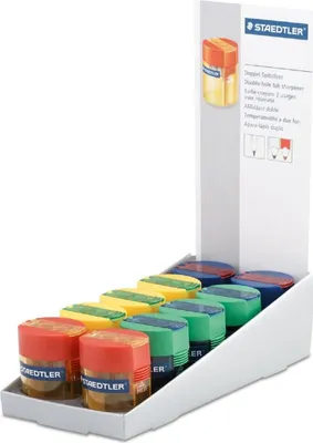 Image de 10 x STAEDTLER 512 006 Boîte à double pointe, ronde, assortie