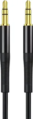 Image de Câble AUX NEXTBATT 3,5 mm mâle-mâle, 1 m - Noir