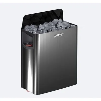 Produktbild von Saunaöfen Harvia The Wall Black Steel 4.5 kW | mit integrierter Steuerung | SW45