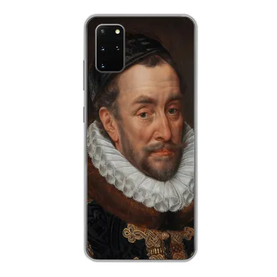 Produktbild von MuchoWow® Handyhülle Schutzhülle Hülle für Samsung Galaxy S20 Plus Wilhelm von Oranien - Gemälde von Adriaen Thomasz. Silikon Softcase Handy Hülle - Hartschale