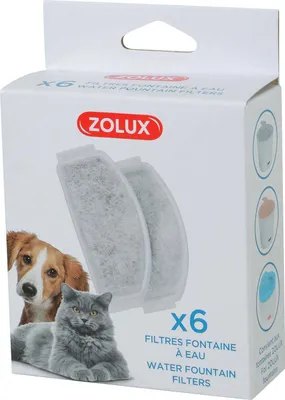 Produktbild von Wasserfontänenfilter 6 Stück Zolux