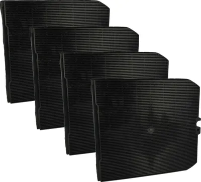Produktbild von vhbw 4x Aktivkohlefilter kompatibel mit Falmec PLANEDE 1730, 1530, 1430, 1330, 1230 Dunstabzugshaube